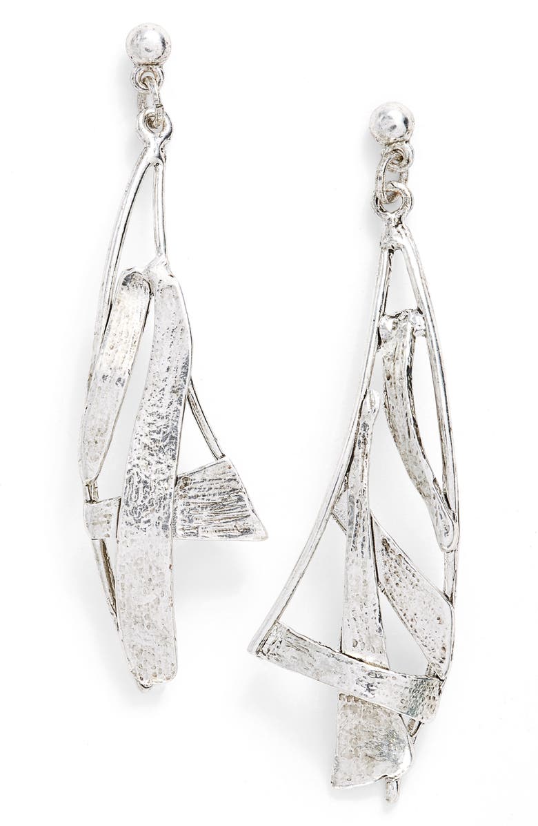 Karine Sultan Sail Drop Earrings, Main, color,