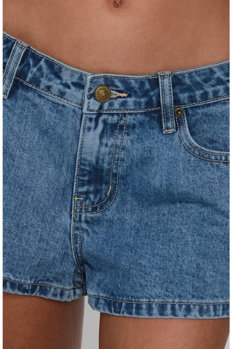 Dreamful Low Rise Denim Shorts, Alternate, color, LIGHT WASH