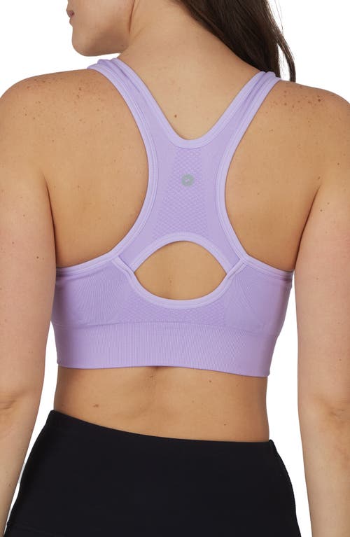 90 Degree By Reflex Seamless Bra Top In Purple