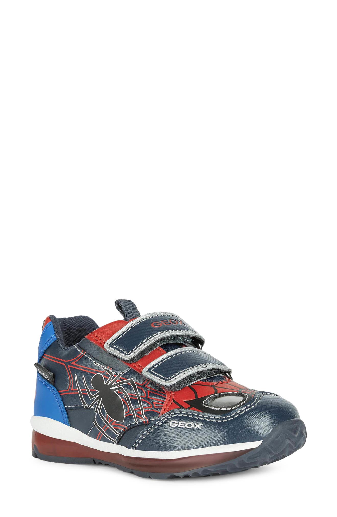 Geox x Marvel Todo Light-Up Sneaker, Main, color, 