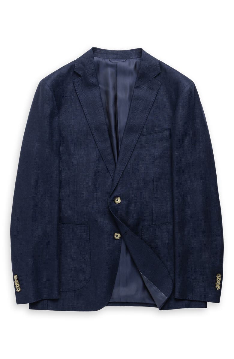 Rodd & Gunn The Cascades Slub Linen & Wool Sport Coat, Alternate, color, Midnight