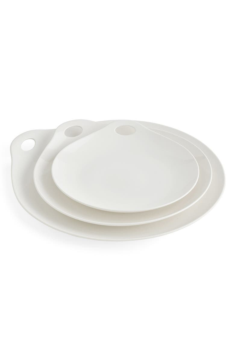 Nambé Portables Round Platter, Alternate, color, White