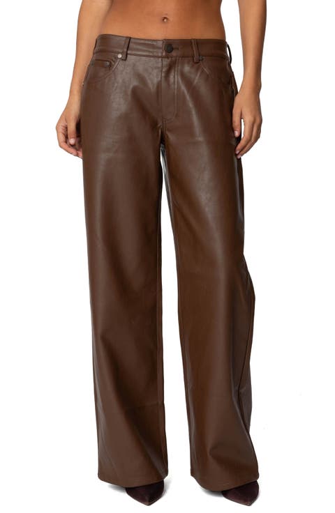 Women's Faux Leather Pants & Leggings | Nordstrom Women's Faux Leather Pants & Leggings | Nordstrom