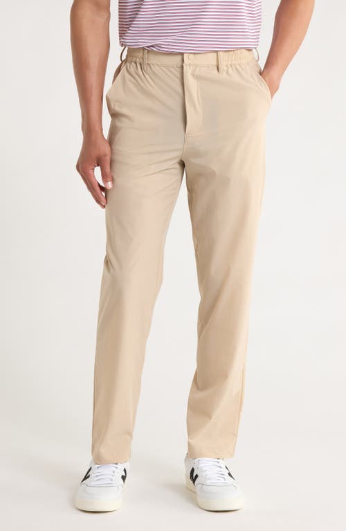 Quiet Golf Nylon Golf Pants in Tan 