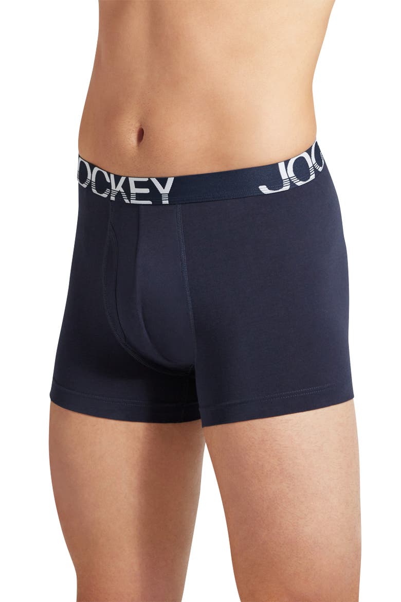 Mens ActiveStretch 4" Boxer Brief - 6 Pack, Alternate, color, True Navy/Grey Heather
