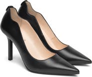 NeroGiardini Scallop Pointed Toe Pump