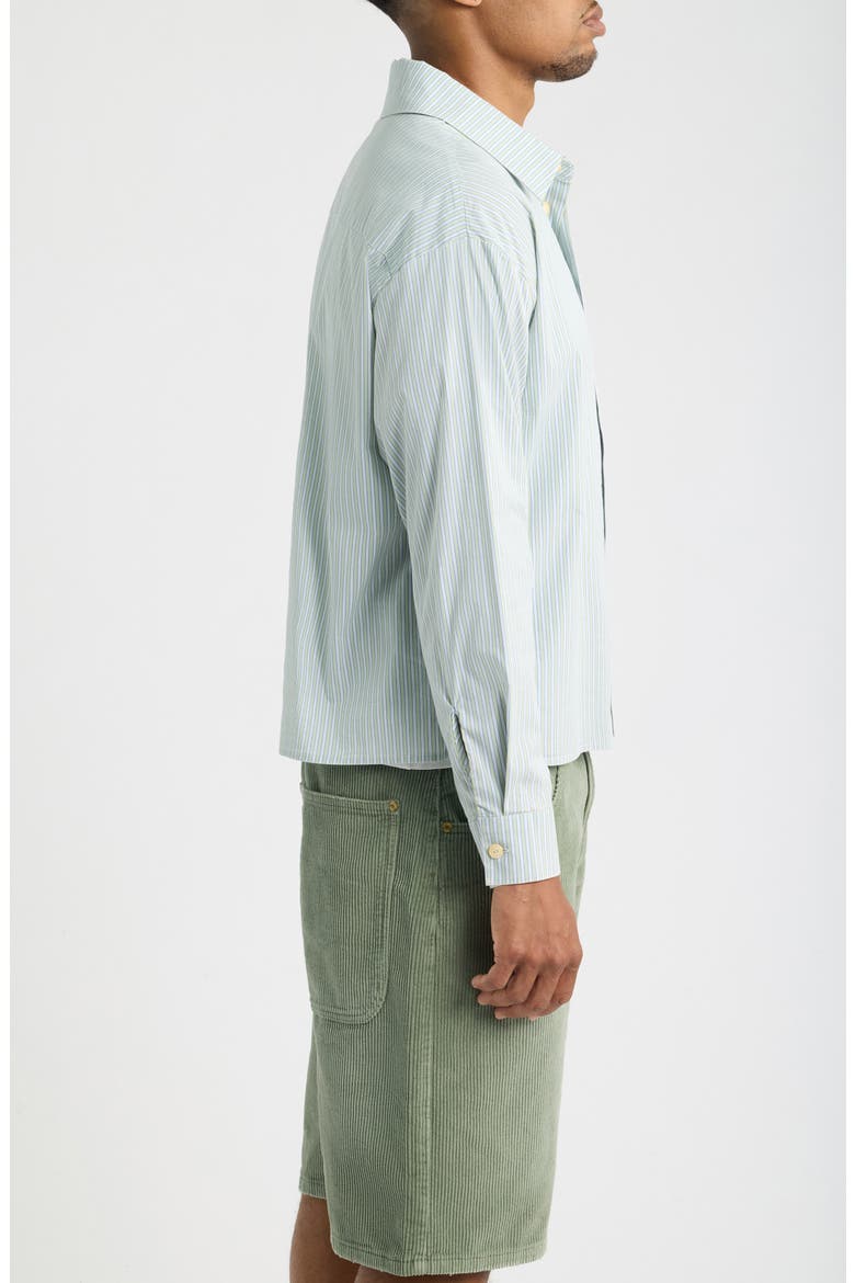 Stripe Button-Up Shirt, Alternate, color, STRIPE