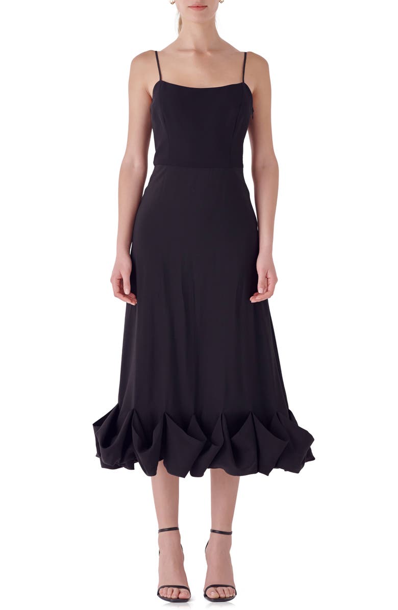 Endless Rose Voluminous Cami Midi Dress, Main, color, 