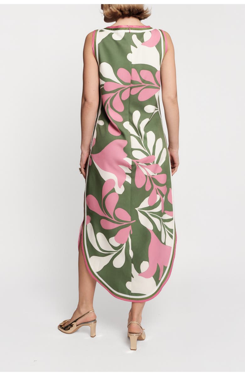 Frances Valentine Selena Maxi Dress Modern Palm, Alternate, color, Treetop/Multi