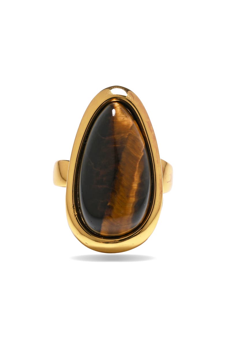 Lyra Statement Ring, Alternate, color, GOLD
