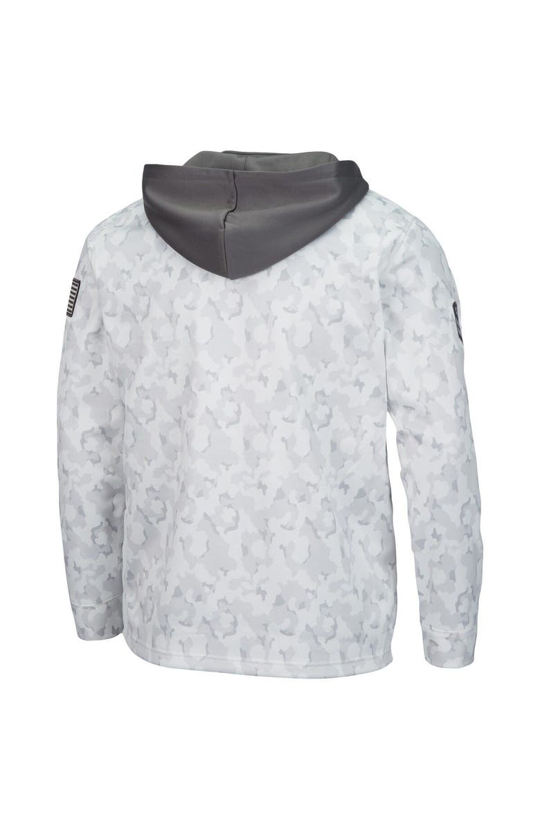 COLOSSEUM Men's Colosseum Arctic Camo Penn State Nittany Lions OHT Military Appreciation Quarter-Zip Hoodie, Alternate, color, 