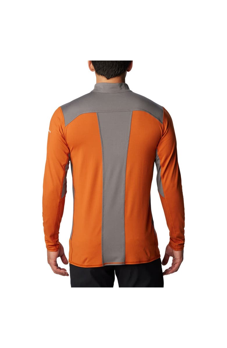 Columbia Men's Columbia Burnt Orange Texas Longhorns Tech Trail<sup>™</sup> Omni-Shade Quarter-Zip Top, Alternate, color, Burnt Orange