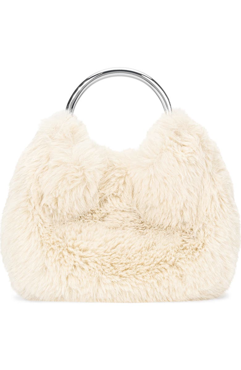 STAUD Romeo Faux Fur Top Handle Bag, Alternate, color,