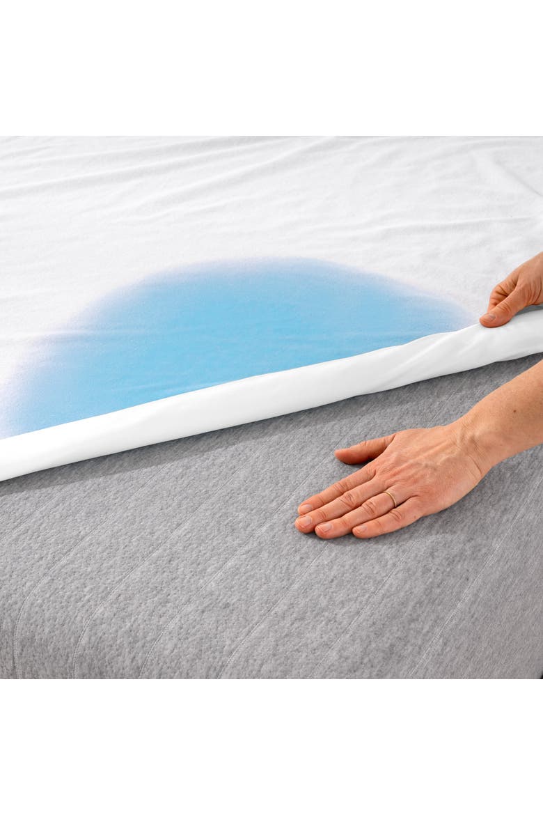 Cotton Terry Waterproof Mattress Protector - Full XL, Alternate, color, White