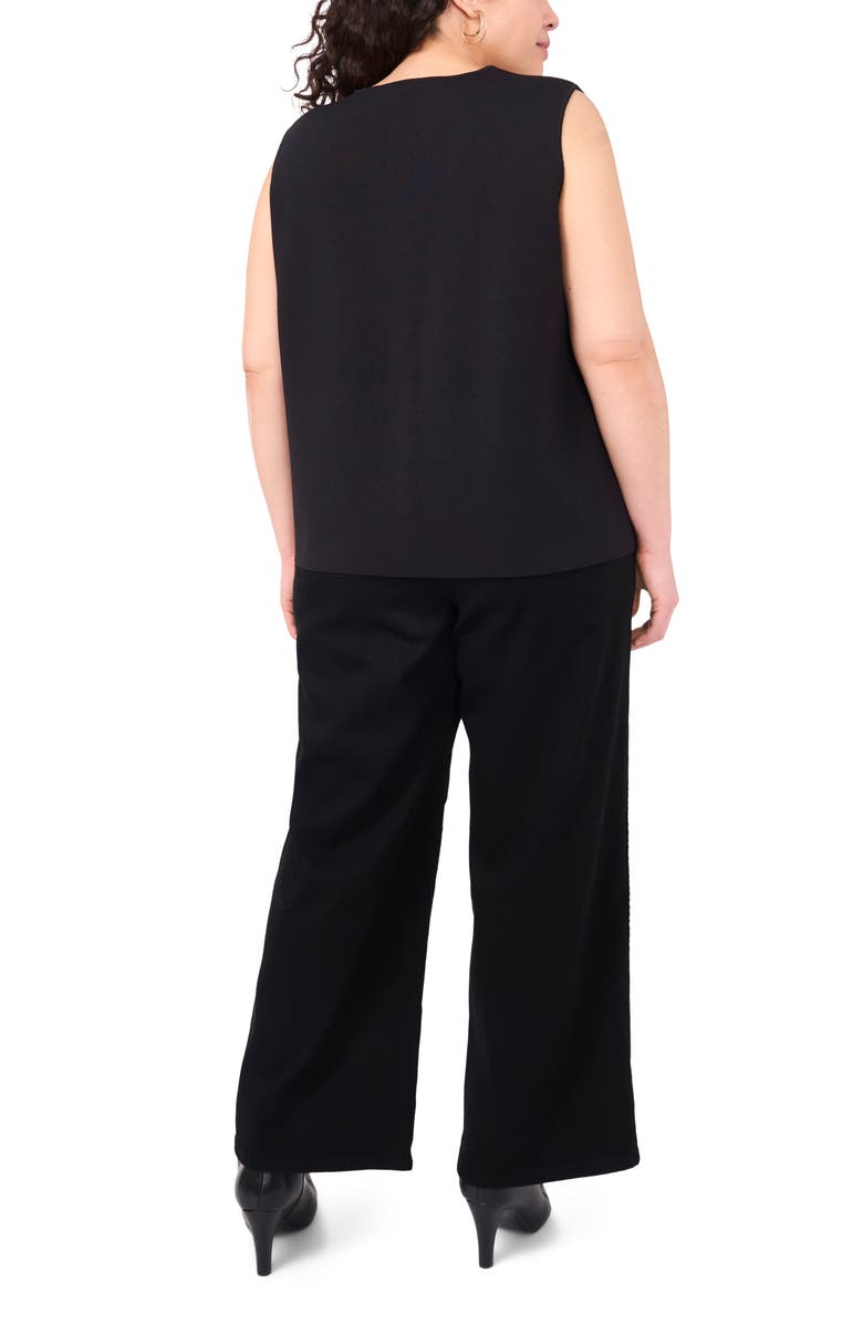 Vince Camuto Button Sleeveless Sweater, Alternate, color, 