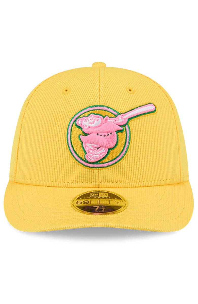 New Era Men's New Era Yellow San Diego Padres City Connect Batting Practice Low Profile 59FIFTY Fitted Hat, Alternate, color, Yellow