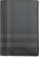 Burberry Check Coated Canvas Passport Holder
