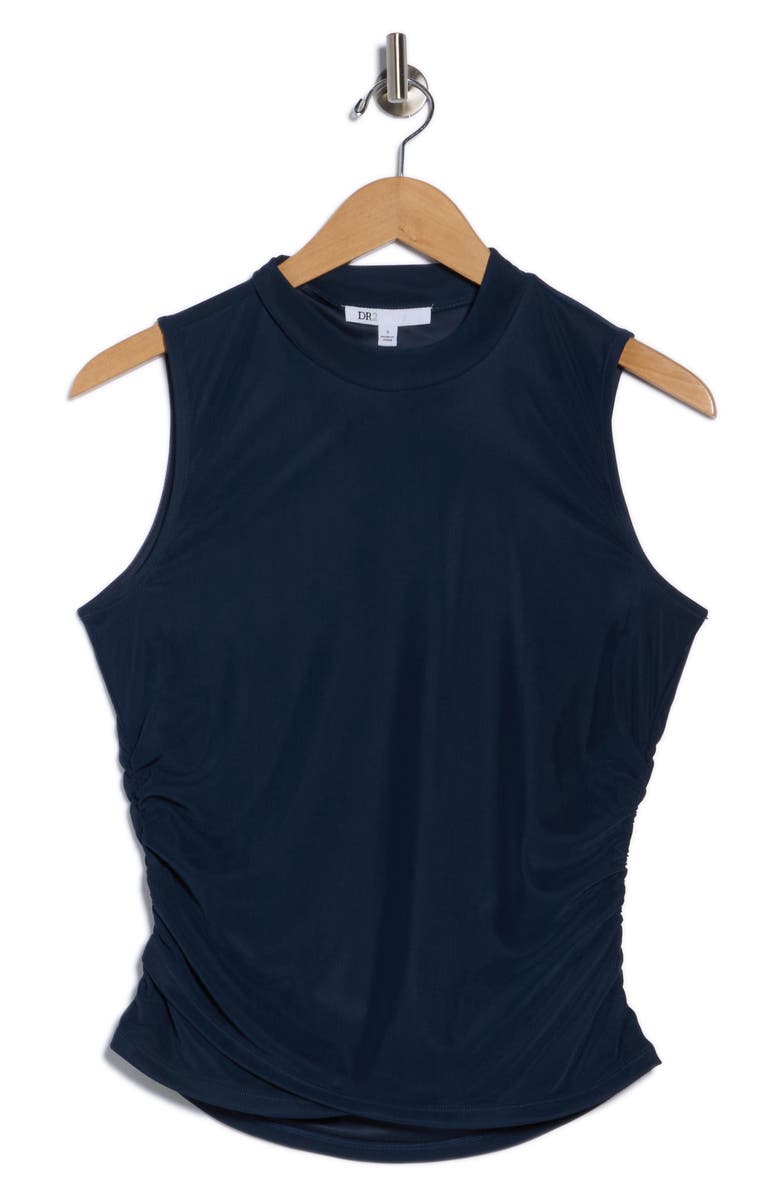 DR2 by Daniel Rainn Sleeveless Mesh Top, Alternate, color, Inkwell