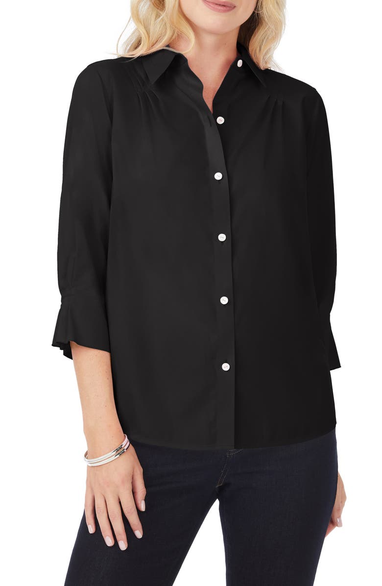 Foxcroft Paulie Button-Up Shirt, Main, color, 