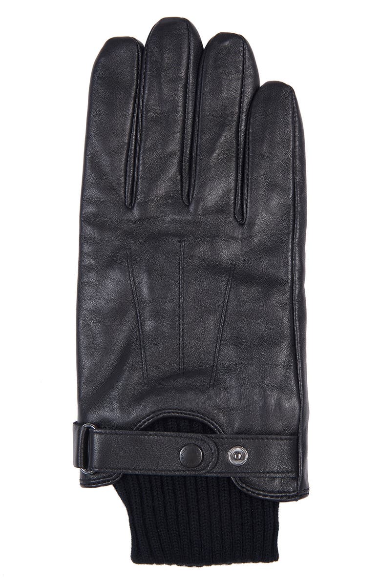 Barbour Wilkin Leather Gloves, Alternate, color,