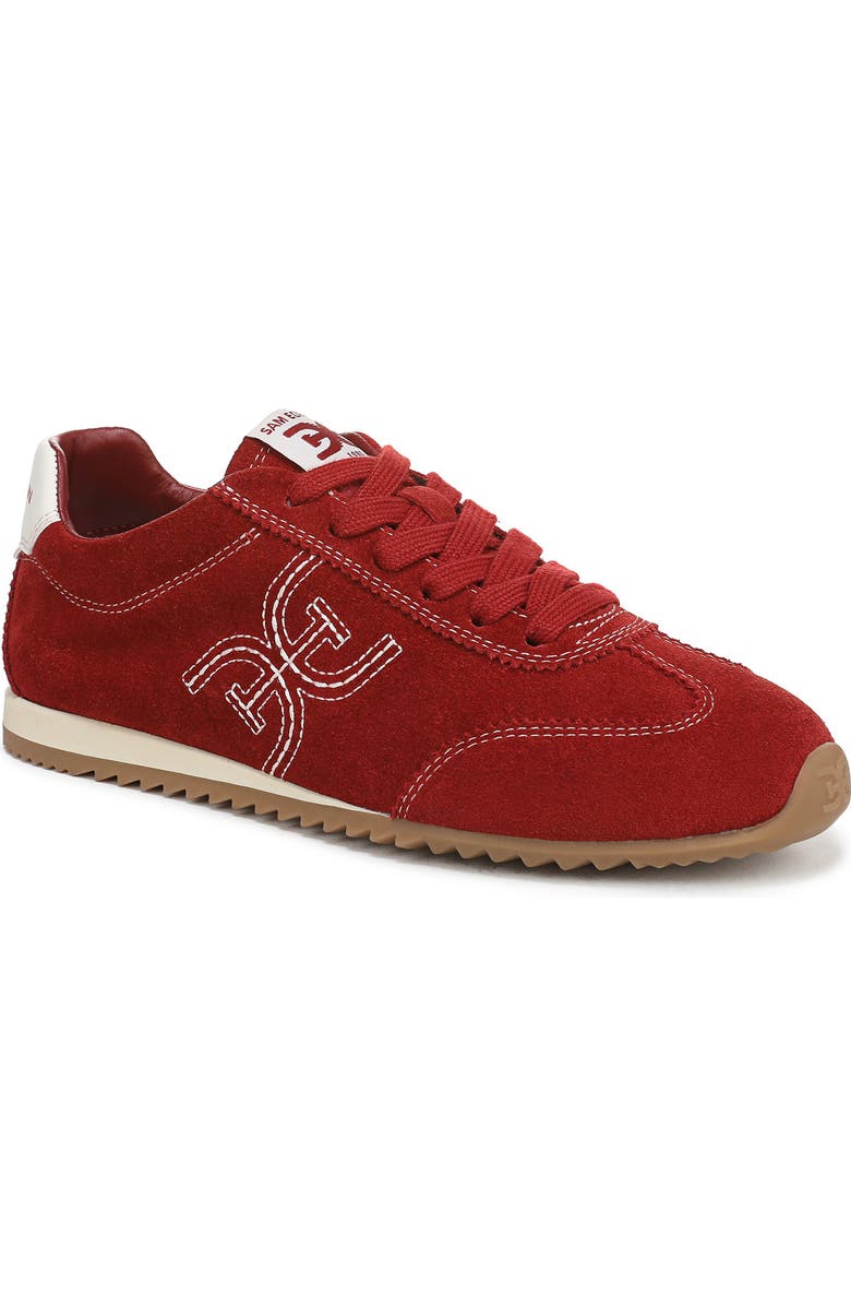 Sam Edelman Isella Sneaker, Main, color, Deep Scarlet