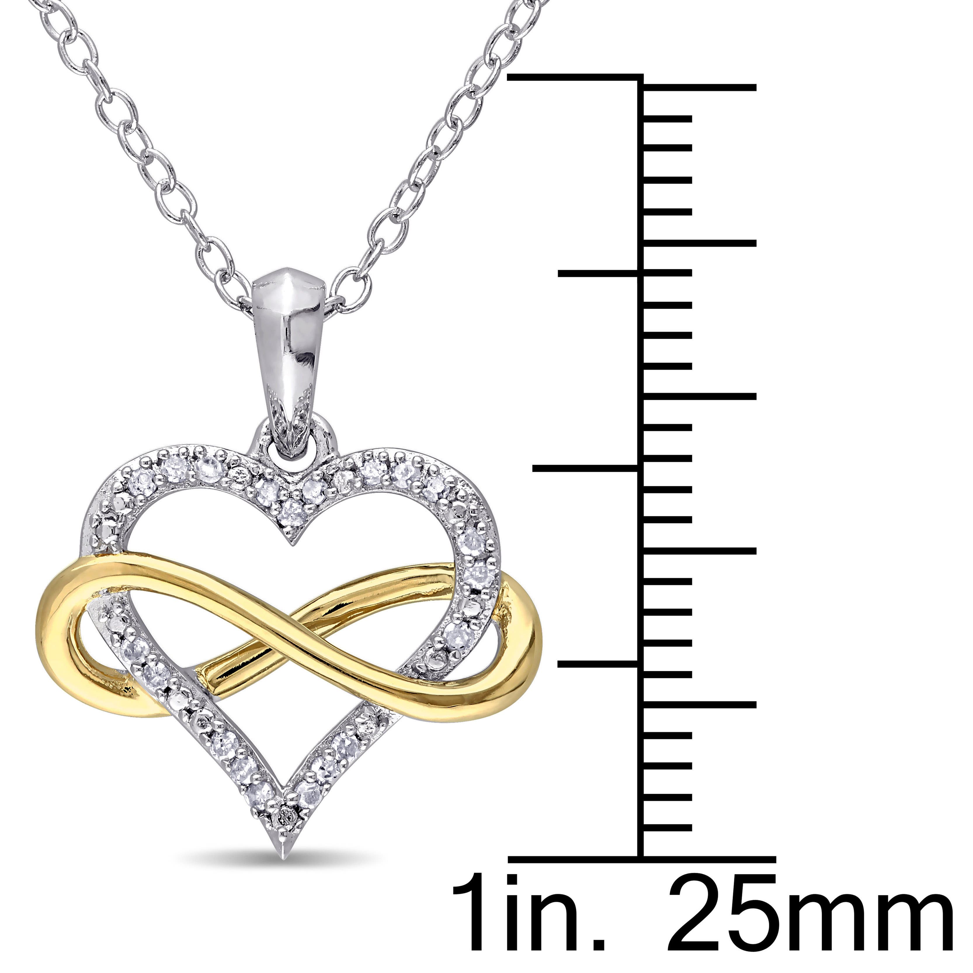 Julianna B. Diamond Infinity Heart Pendant Necklace (Women) | Nordstrom