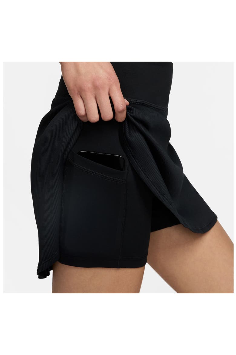 Dri-FIT Advantage Tennis Skort, Alternate, color, BLACK/ WHITE
