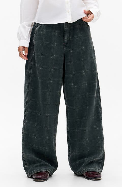 【DISCERNMENT】Green Teen Washed Wide Denim Pants DISCERNMENT】Green Teen Washed Wide Denim Pants (DISCERNMENT