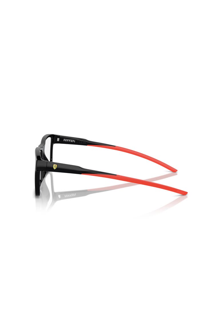 54mm Rectangle optical glasses, Alternate, color, Black