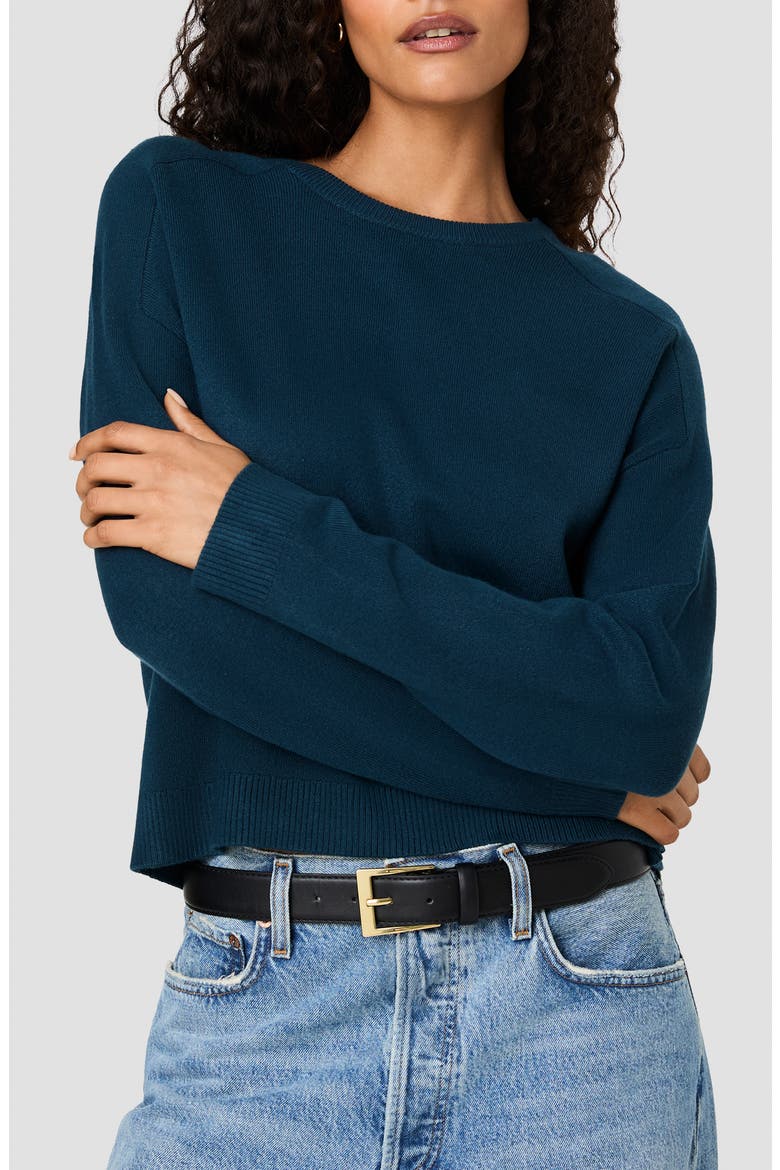 Babysoft Oversize Crewneck Sweater, Main, color, DEEP TEAL
