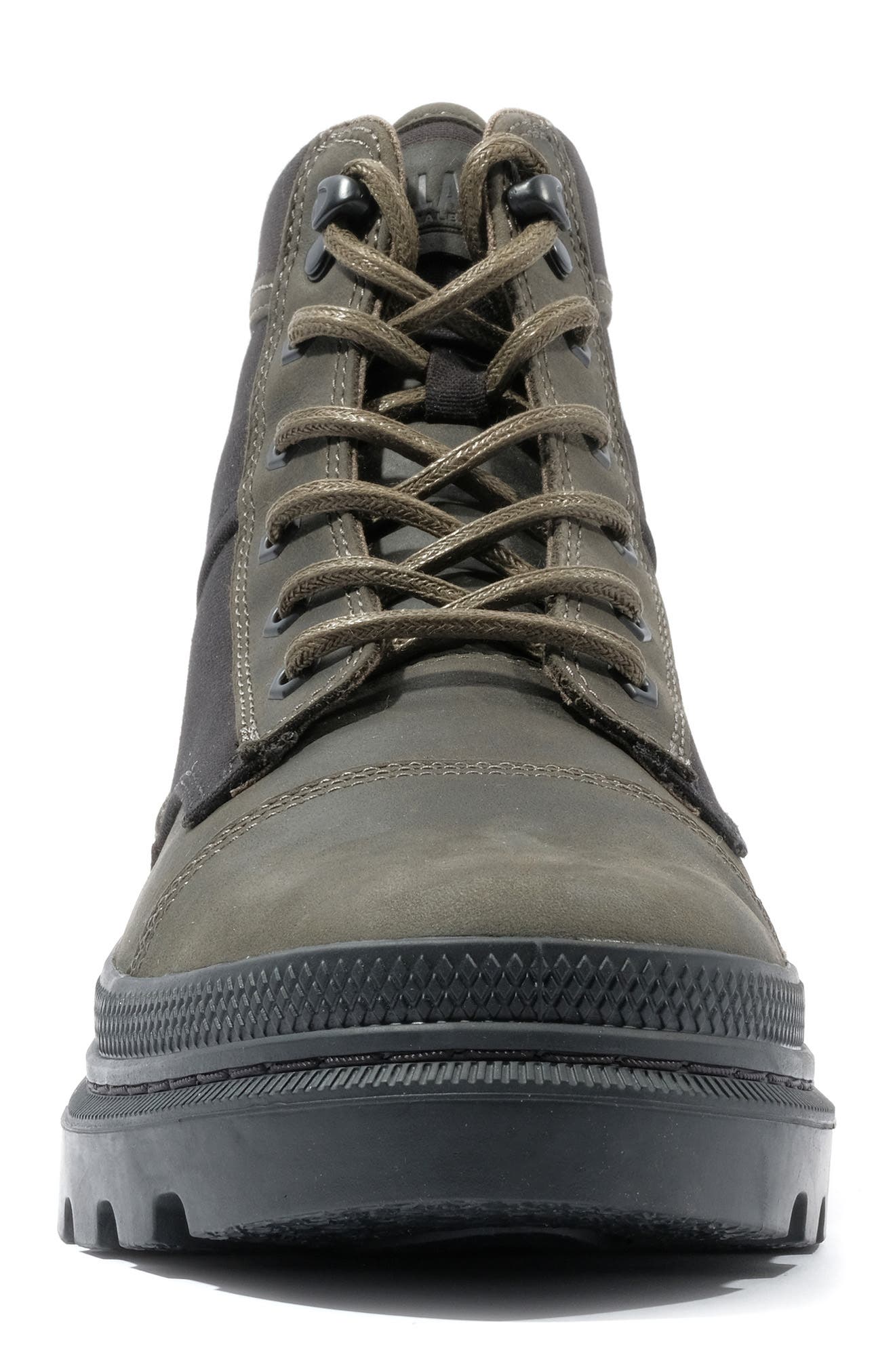 Palladium Pallatrooper Rough Boot, Alternate, color, Black/ Olive Night