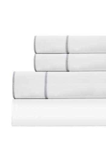 Melange Home Framed 600 Thread Count Sateen Sheet Set In Multi