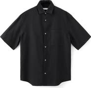 MANGO Short Sleeve Button-Up Shirt