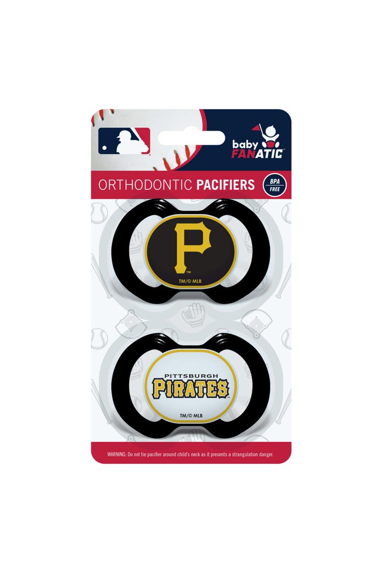 Pittsburgh Pirates Pacifier 2-Pack, Alternate, color, Multicolor