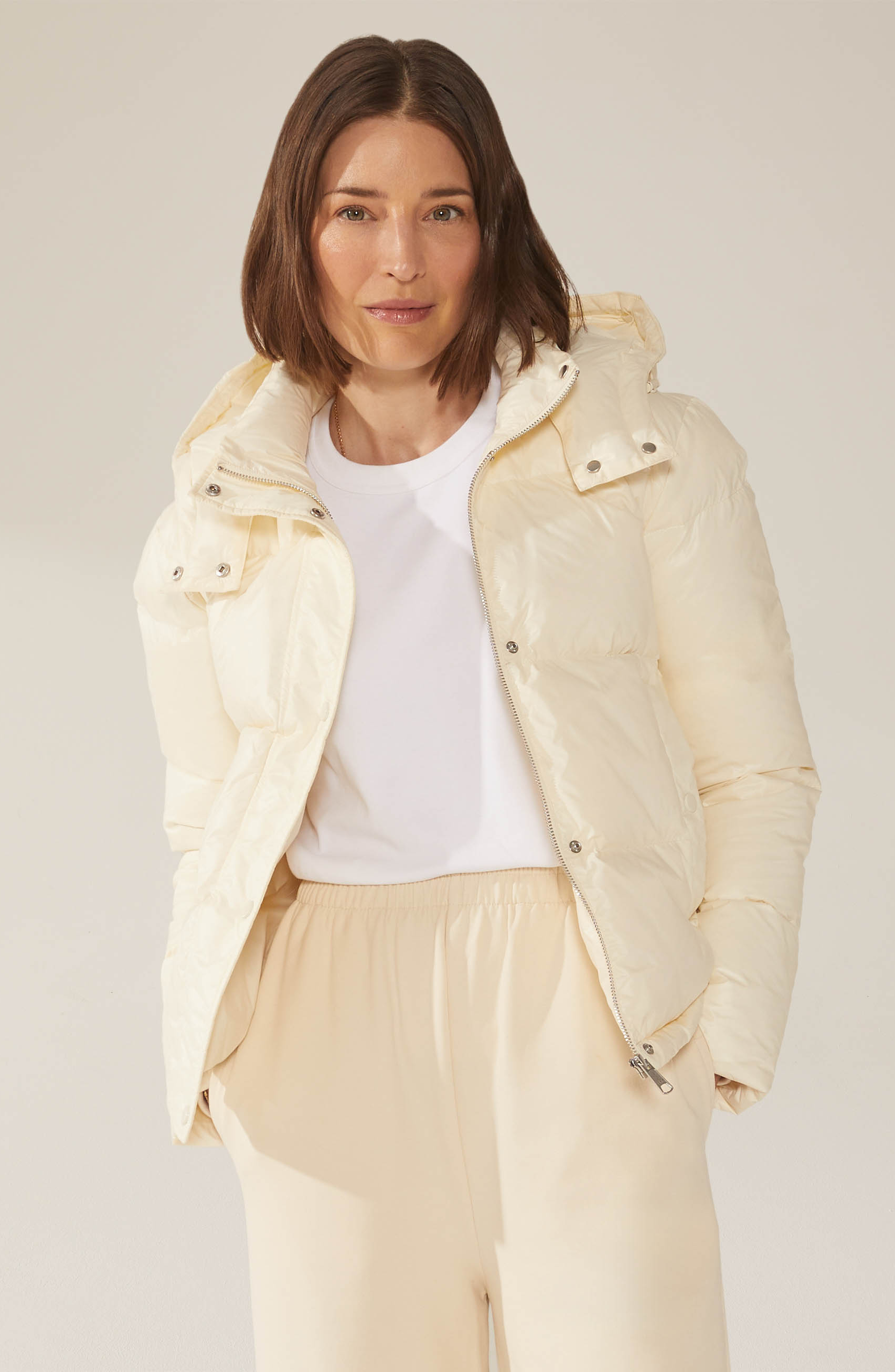 Adeline Hooded Down Puffer Jacket - image 2