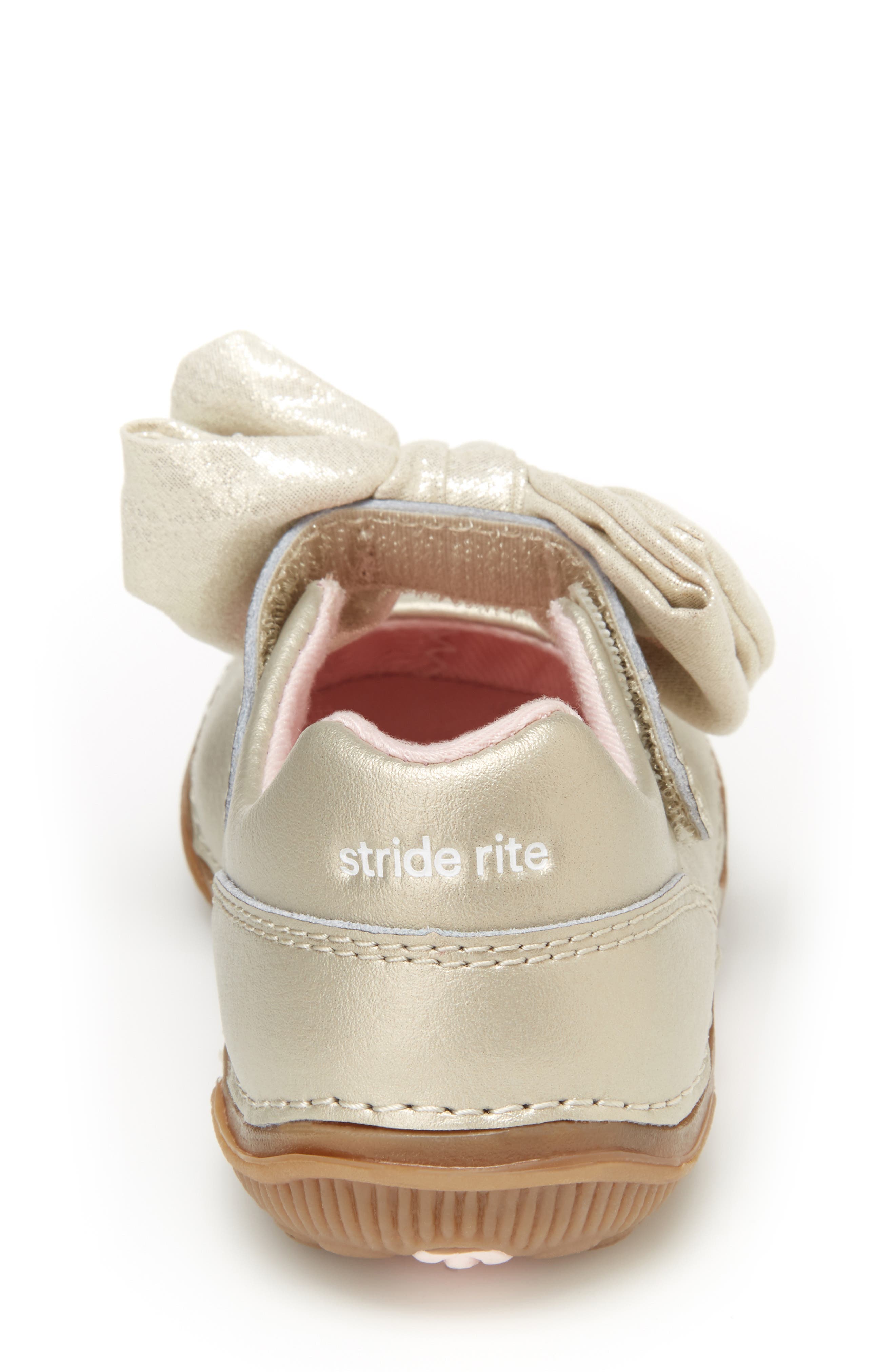 Stride Rite SRT Henley Metallic Bow Mary Jane, Alternate, color, 