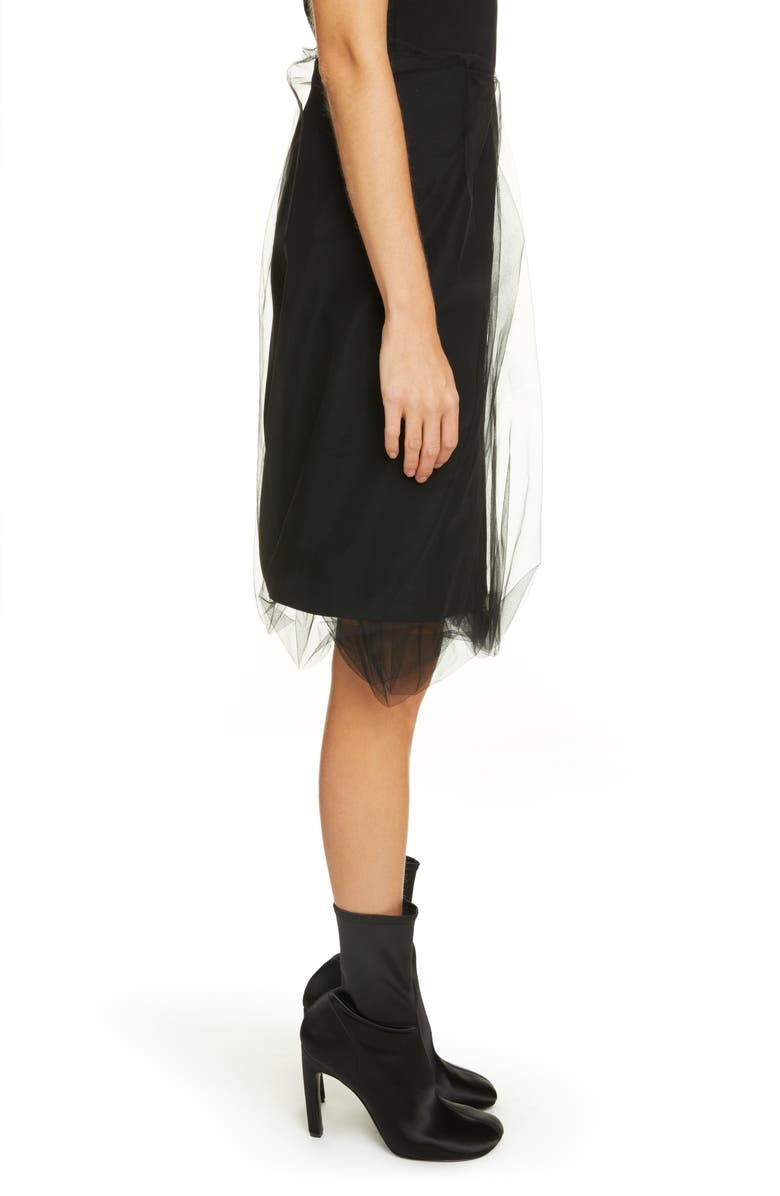 Dries Van Noten Salby Tulle Overlay Skirt, Alternate, color,