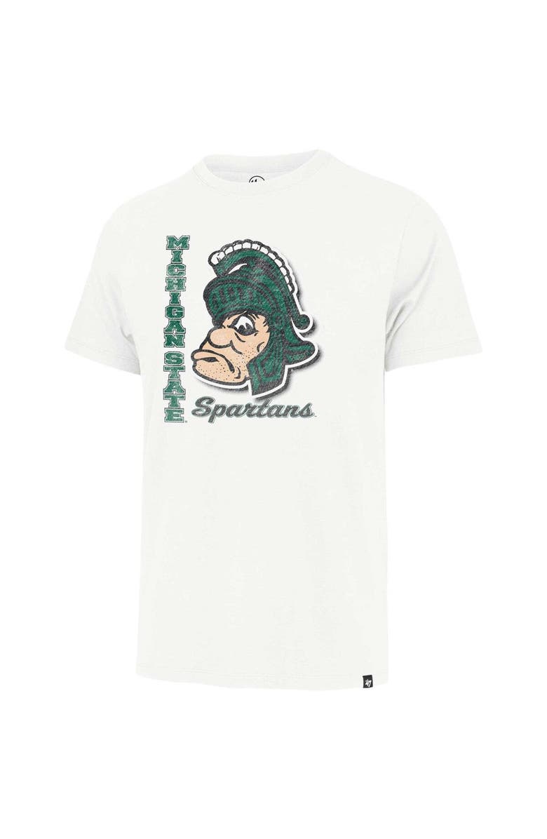 '47 Men's '47 Cream Michigan State Spartans Phase Out Throwback Franklin T-Shirt, Alternate, color, 