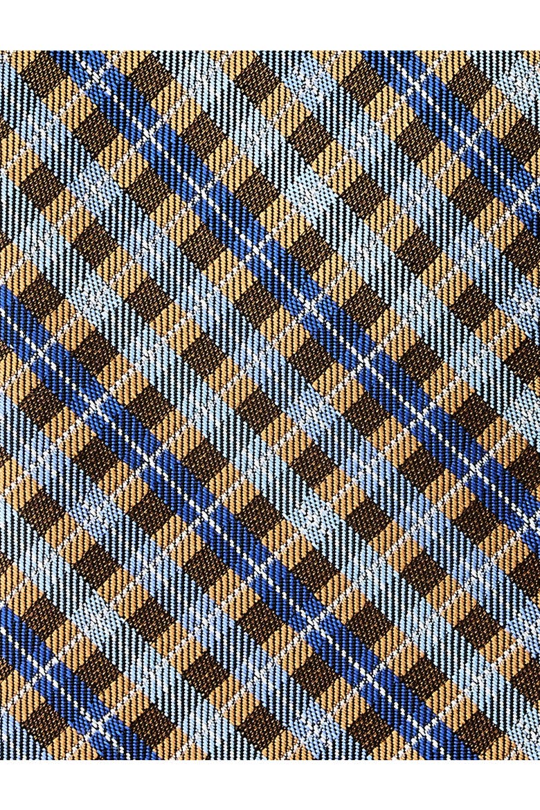 Big & Tall Check Patterned Tie, Alternate, color, Orange