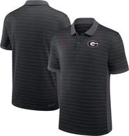 Nike Men's Nike Black Georgia Bulldogs 2025 Early Season Coaches Sideline Victory Stripe Performance Polo