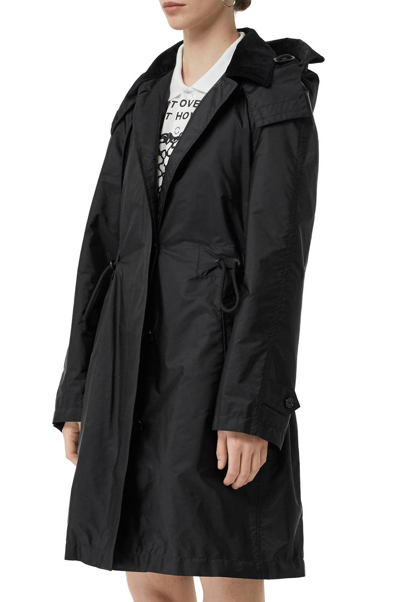 Burberry Gullane Tringford Waterproof Rain Parka, Alternate, color,