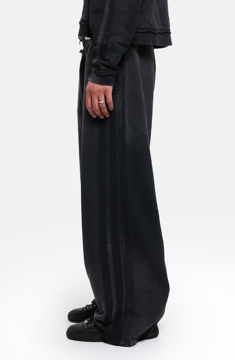 JADED LONDON Sporty Stripe Monster Sweatpants, Alternate, color, Black