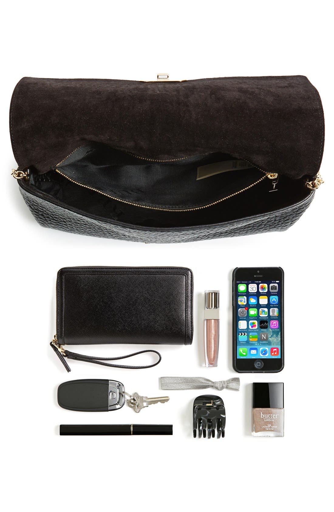 Burberry 'Medium Mildenhall' Signature Grain Leather Convertible Crossbody Bag, Alternate, color, 