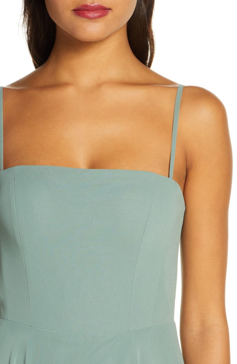 Jenny Yoo Renee Chiffon A-Line Gown, Alternate, color,