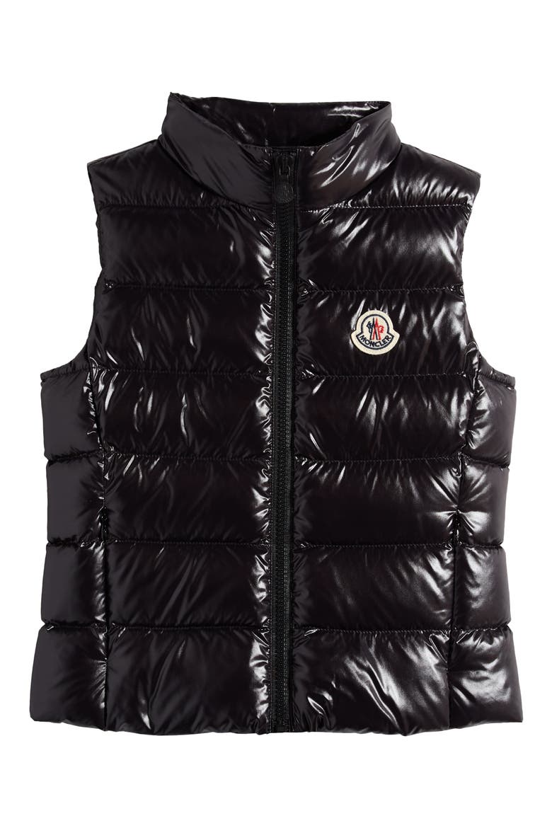 Kids' Ghany Quilted Down Puffer Vest, Main, color, BLACK