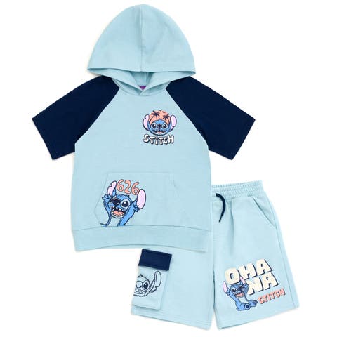 Short Sleeve Hoodie & Shorts Set