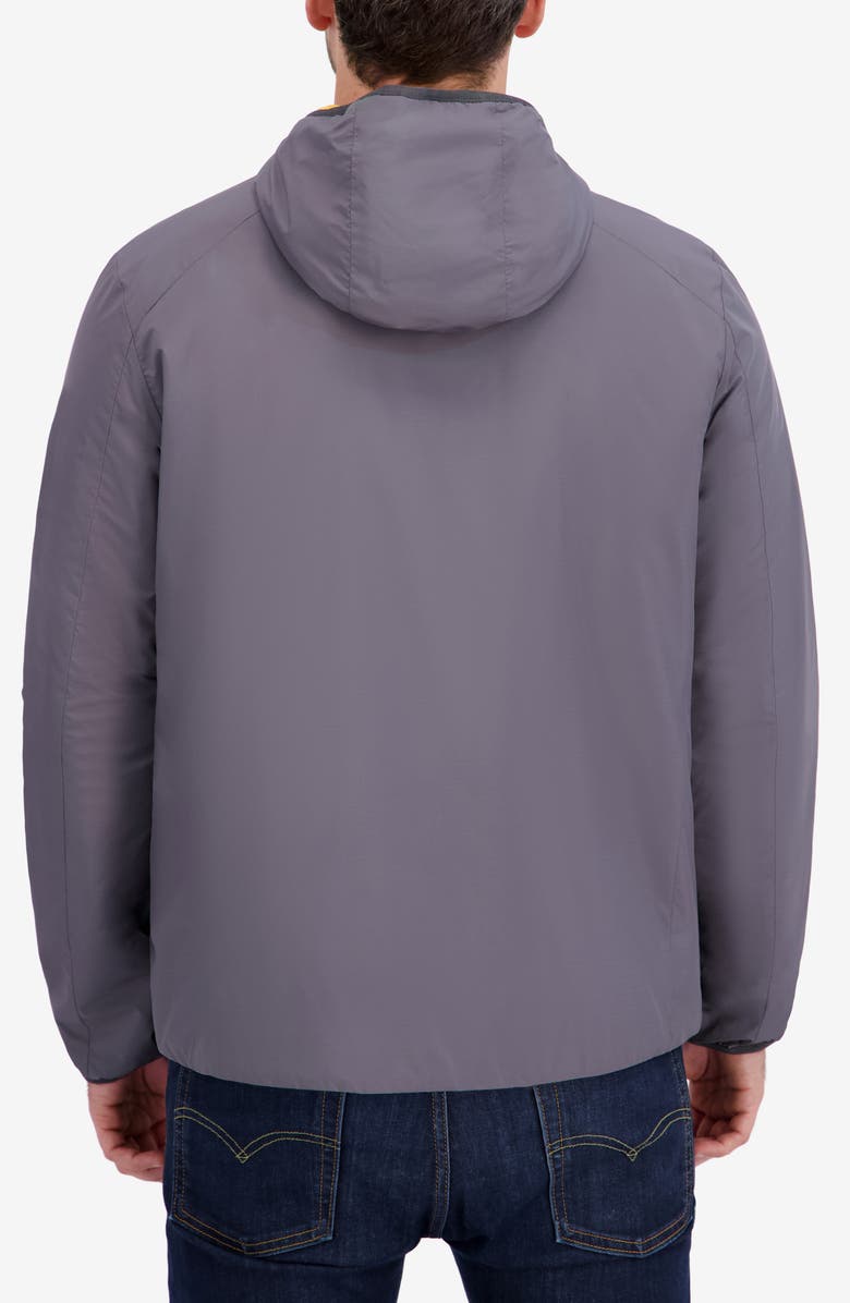 Nautica Transitional Hooded Zip Jacket, Alternate, color, Metal Grey