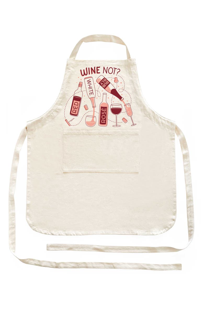 The Neighborgoods Wine Apron, Main, color, Beige