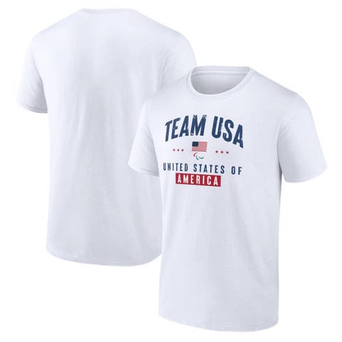 Men's Fanatics Branded White Team USA Paralympics Historic Freedom T-Shirt
