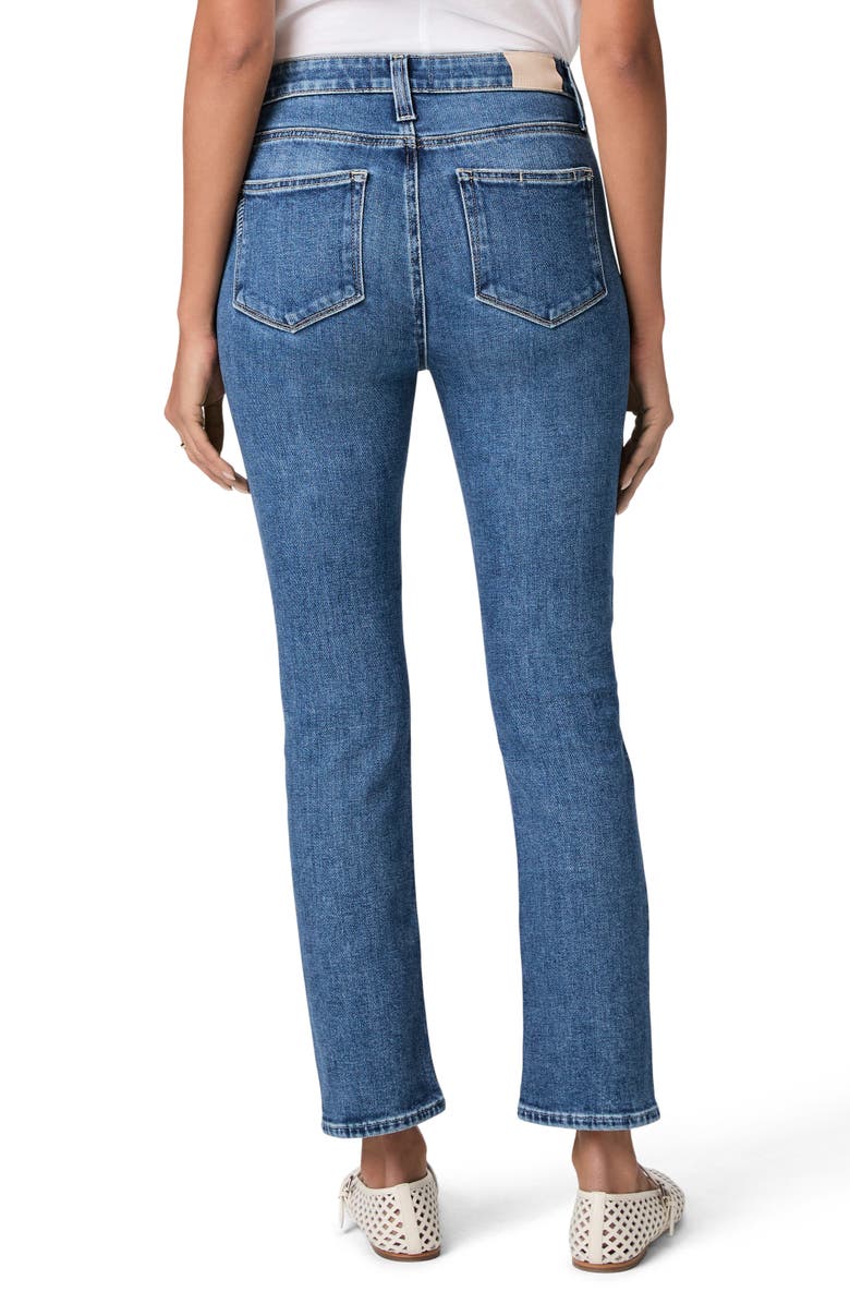 PAIGE Cindy High Waist Ankle Straight Leg Jeans, Alternate, color, Monaco Mist